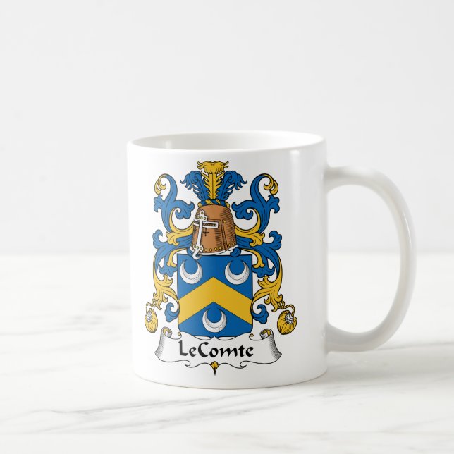 LeComte Family Crest Coffee Mug (Right)