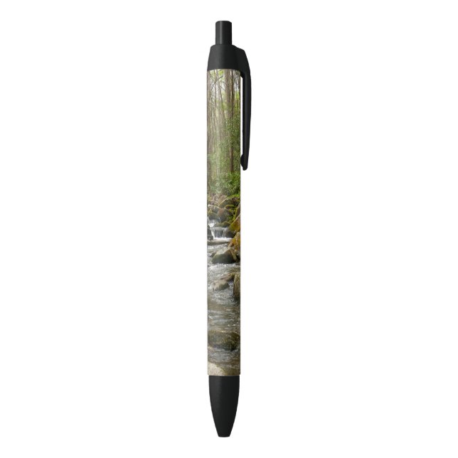 LeConte Creek at Great Smoky Mountains Black Ink Pen (Bottom (Vertical))