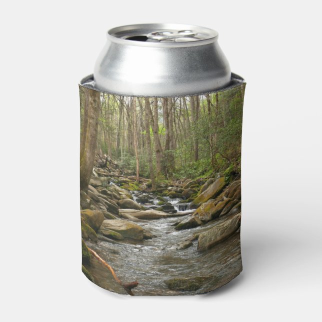 LeConte Creek at Great Smoky Mountains Can Cooler (Can Front)