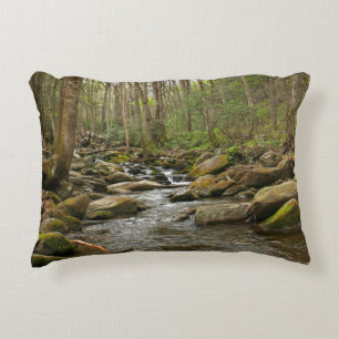 LeConte Creek at Great Smoky Mountains Decorative Cushion