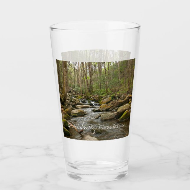 LeConte Creek at Great Smoky Mountains Glass (Front)