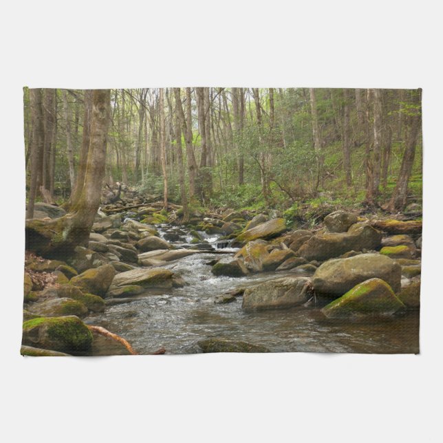 LeConte Creek Tea Towel (Horizontal)