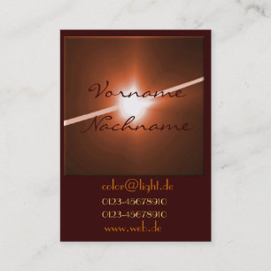 LED bronze Business Card