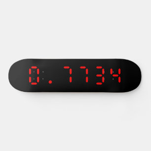 LED Calculator Hello 0.7734 Skateboard