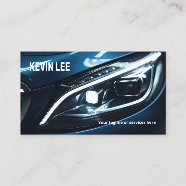 💡 Led Car Business Card (Front)
