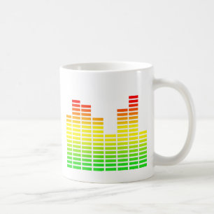 LED Equalizer Panel Funny Mug Humour