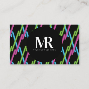 Led Light Strips Neon Lighting Business Branding Business Card