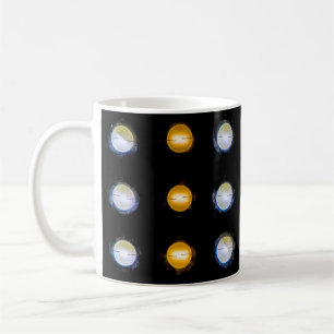 LED lights, closeup abstract background. Coffee Mug