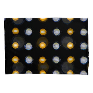 LED lights, closeup abstract background. Pillowcase