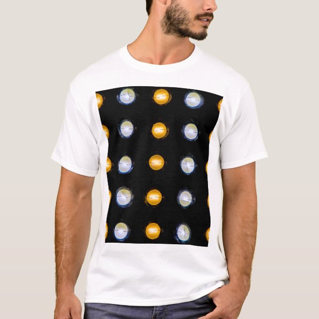 LED lights, closeup abstract background. T-Shirt (Front)
