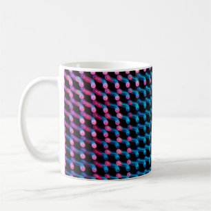 LED lights on the billboard. This is blurred photo Coffee Mug