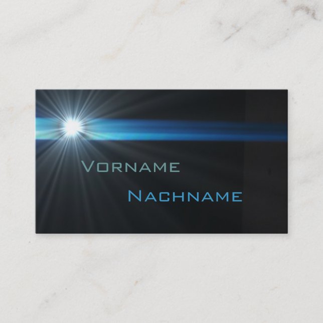 LED Supernova Business Card (Front)