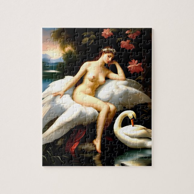 Leda and the Swan Jigsaw Puzzle (Vertical)