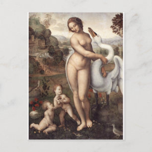 Leda and the Swan Postcard