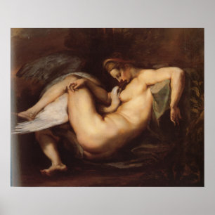 Leda And The Swan Poster