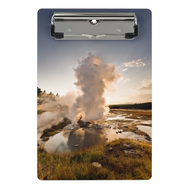 Ledge Geyser, Norris Geyser Basin Mini Clipboard (Front)