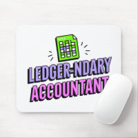Ledger-ndary Accountant - Funny Accountant Quote