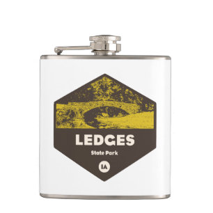Ledges State Park Iowa Hip Flask
