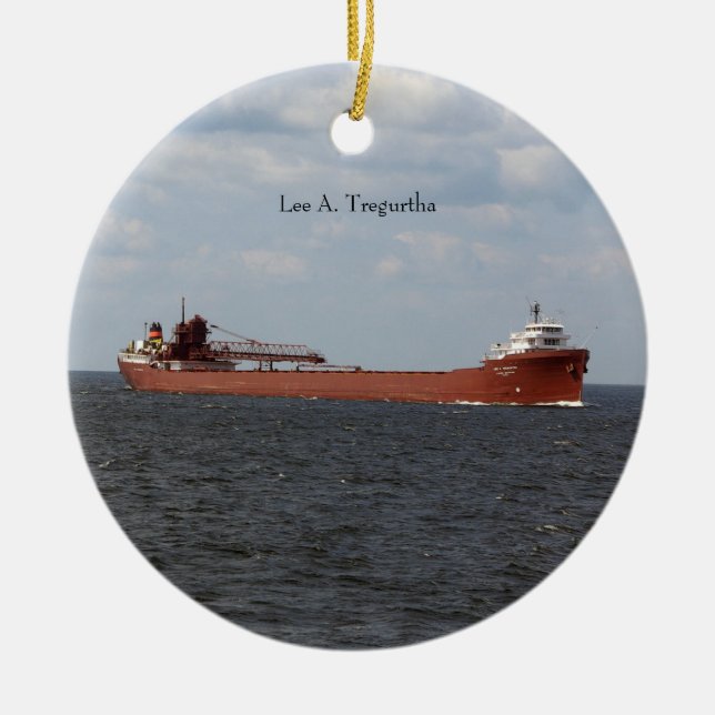 Lee A. Tregurtha ornament (Front)
