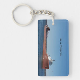Lee A. Tregurtha rectangle acrylic key chain
