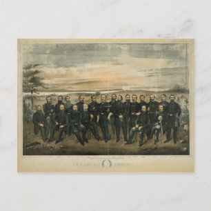 Lee And His General by Americus Patterson (1904) Postcard