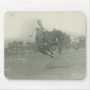 Lee Caldwell riding Flying Devil. Mouse Mat