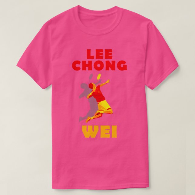 Lee Chong Wei Badminton  T-Shirt (Design Front)