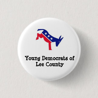 Lee County Young Democrats 3 Cm Round Badge