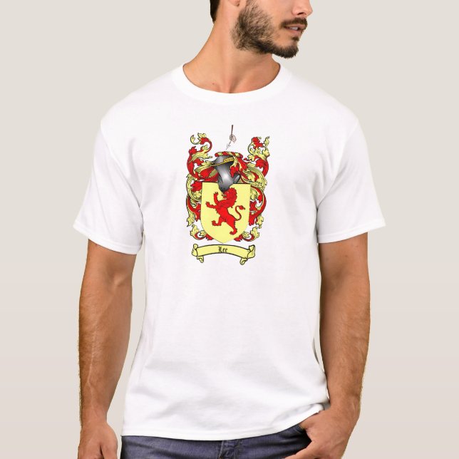 LEE FAMILY CREST -  LEE COAT OF ARMS T-Shirt (Front)