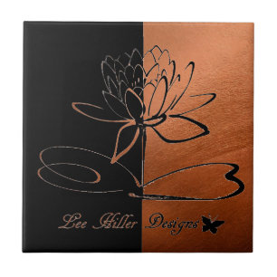 Lee Hiller Designs Accents Black Copper Tile