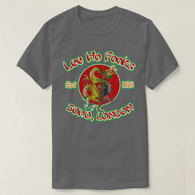 Lee Ho Fooks distressed by Warren Zevon T-Shirt (Design Front)