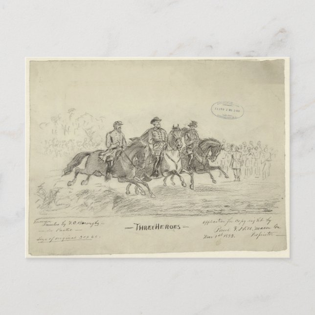 Lee, Jackson, Stuart Postcard (Front)