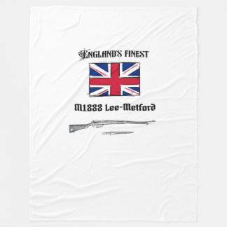 Lee Metford rifle Fleece Blanket