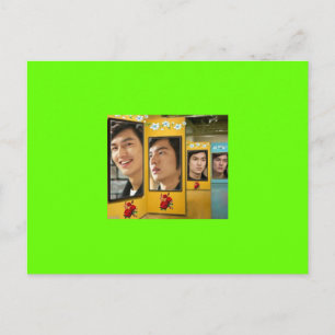 lee min ho fans for ever postcard