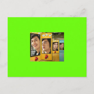 lee min ho fans for ever postcard