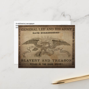 Lee Surrenders! Postcard