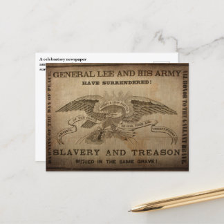 Lee Surrenders! Postcard
