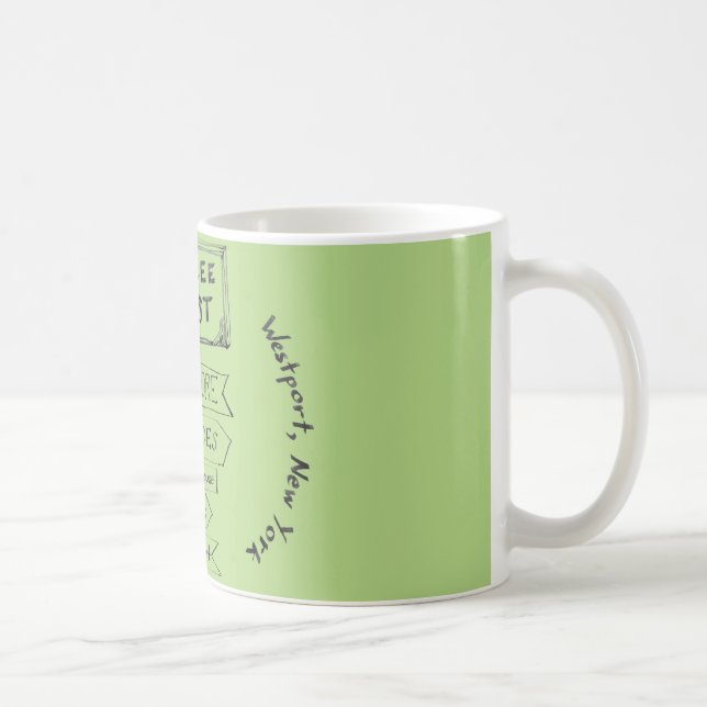 Lee Trust 50th Anniversary Pale Green Mug (Right)