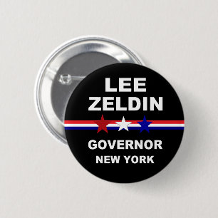 Lee Zeldin Governor New York 2022 6 Cm Round Badge