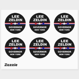Lee Zeldin Governor New York 2022 Classic Round Sticker