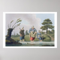 Leech Finders, from `Costume of Yorkshire' engrave
