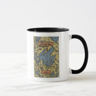 Leech Lake Area, Minnesota - Large Letter Scenes Mug