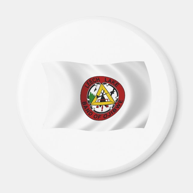 Leech Lake Reservation Flag Magnet (Front)