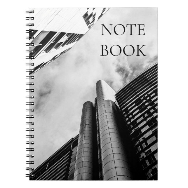 Leeds buildings art photo Spiral Photo Notebook (Front)