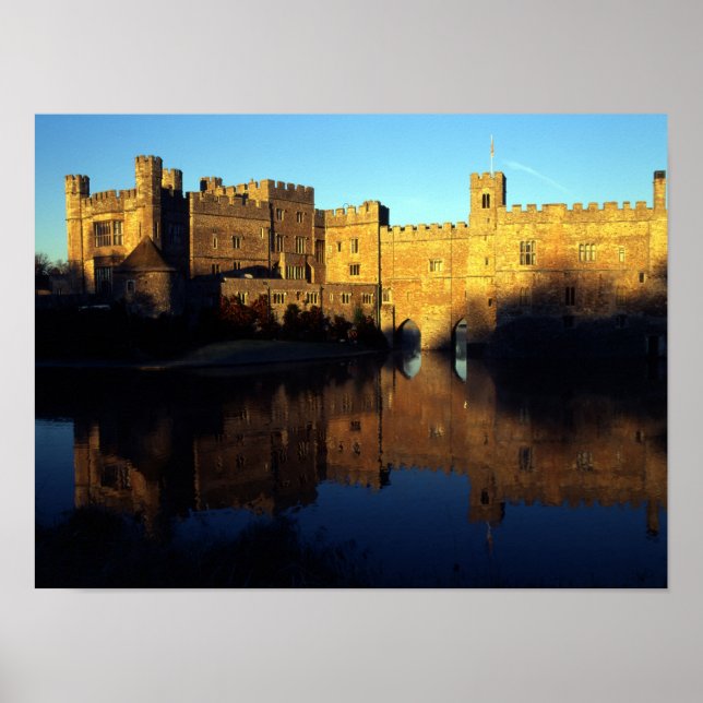 Leeds Castle, 12th c., Norman stronghold and Poster (Front)