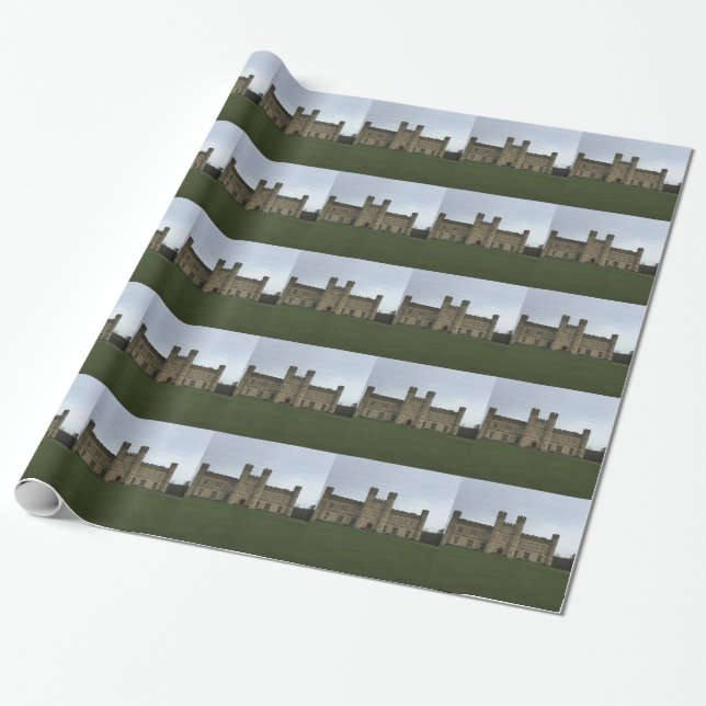 Leeds Castle Wrapping Paper (Unrolled)