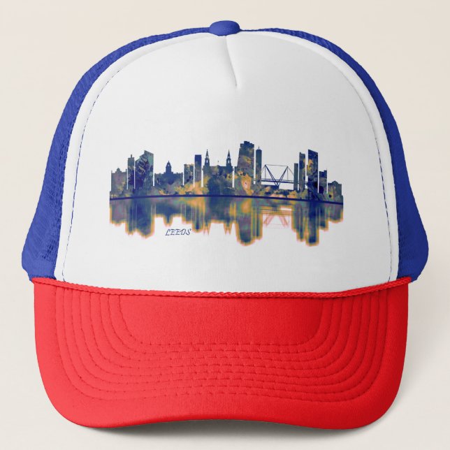Leeds Skyline Trucker Hat (Front)