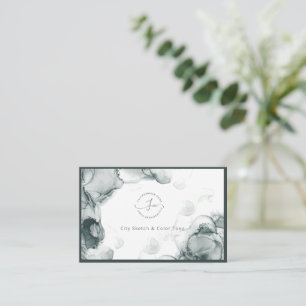 Leeds Tone Watercolor Business Cards