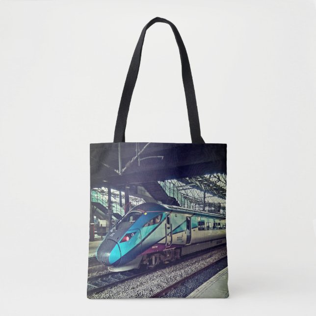 Leeds train  tote bag (Front)