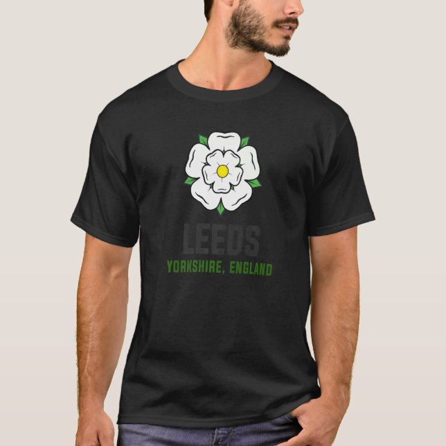 Leeds Yorkshire Rose Flag Idea For Women & United  T-Shirt (Front)